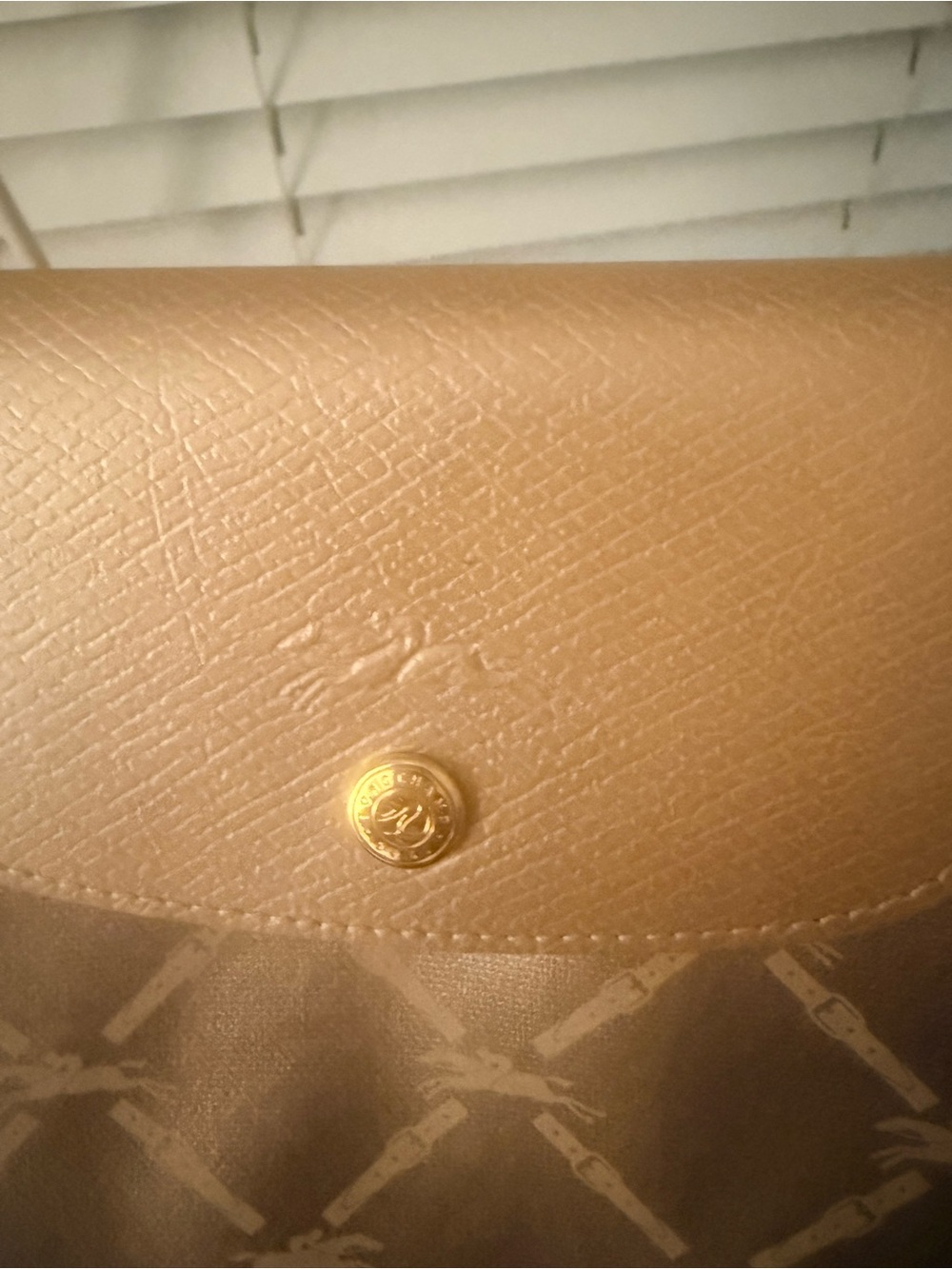 ✨RARE Longchamp LM Metal Le Pliage Large Tote - Metallic Gold✨ - Picture 7 of 7